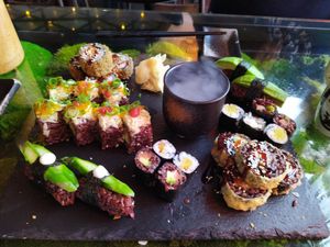Sushi at Secret Garden in Berlin