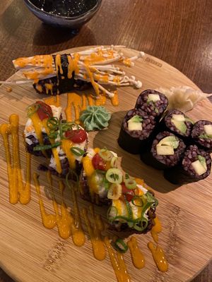 Sushi plate  at Secret Garden in Berlin