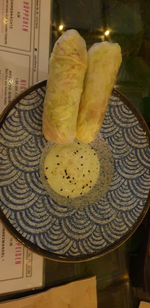 Great summer rolls  at Secret Garden in Berlin