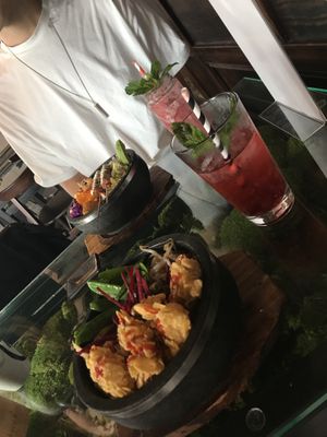 Drinks & bowls  at Secret Garden in Berlin