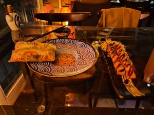 Summer rolls and tofu sticks at Secret Garden in Berlin