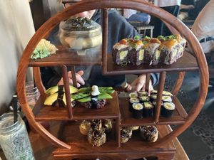 Glückseligkeit- Sushi Variation for two people at Secret Garden in Berlin