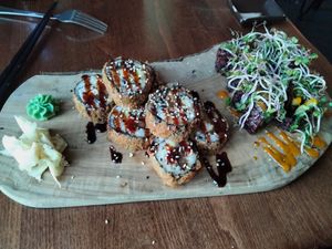 Golden foo dog and raijan's thunder. at Secret Garden in Berlin