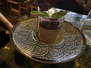 dessert  at Secret Garden in Berlin