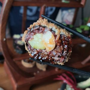 Tempura Tiger - close-up #Veganuary at Secret Garden in Berlin