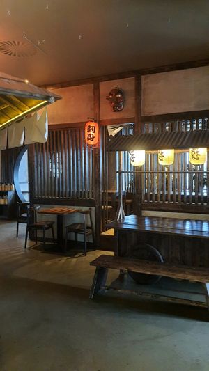 interior of location - entrance #Veganuary at Secret Garden in Berlin