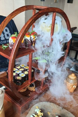 Glückseligkeit for two #Veganuary at Secret Garden in Berlin