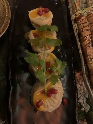 Round dumplings  at Secret Garden in Berlin