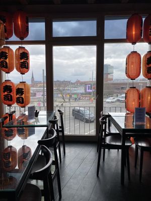 Big windows   at Secret Garden in Berlin