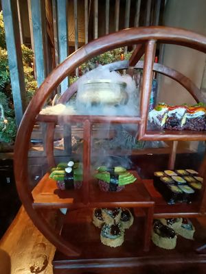 Here you can see a bit more of the sushi at Secret Garden in Berlin