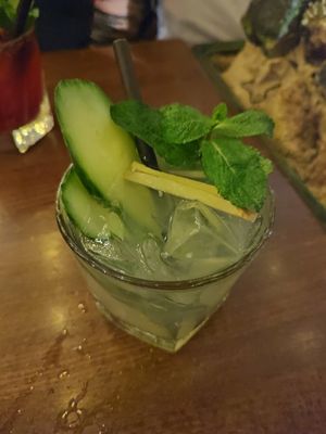 sake highball at Secret Garden in Berlin