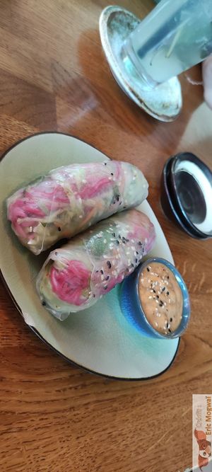 Spring rolls at Secret Garden in Berlin