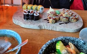 Sushi platter at Secret Garden in Berlin