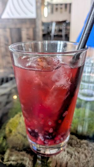 Hibiscus tea at Secret Garden in Berlin