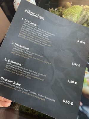 Starters   at Secret Garden in Berlin