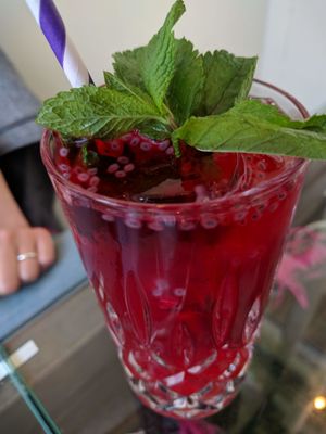 passionfruit drink at Secret Garden in Berlin