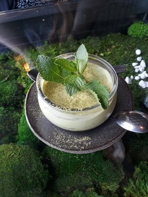 Matcha Cheesecake at Secret Garden in Berlin