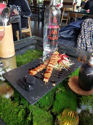 Yakitori  at Secret Garden in Berlin