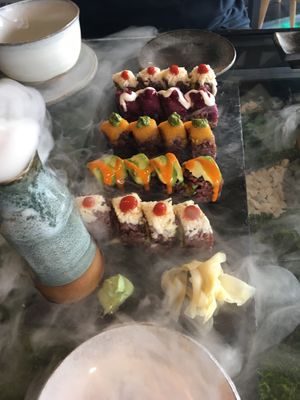 Sushi at Secret Garden in Berlin