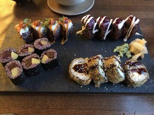 Amazing sushi  at Secret Garden in Berlin