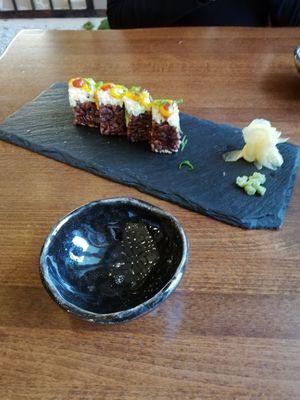 Sushi at Secret Garden in Berlin