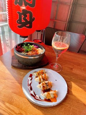 Lava Dumplings and M2 lunch special! at Secret Garden in Berlin