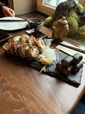 Lunch menu sushi at Secret Garden in Berlin