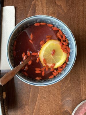 Herbskind tea at Secret Garden in Berlin