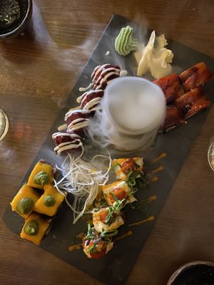 Vegan sushi  at Secret Garden in Berlin