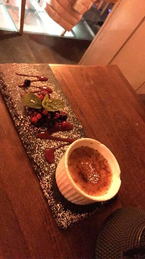 Dessert: happy ending  at Secret Garden in Berlin