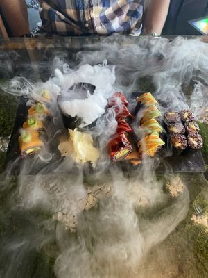 Sushi at Secret Garden in Berlin