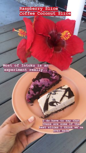 Raw Vegan Slices  at Intoku in Hahei