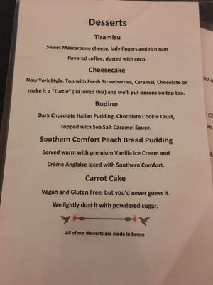 Desserts at Ila in Fairfield