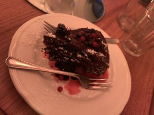 Vegan 🌱 chocolate cake  at Vivi Bistrot - Navona in Rome