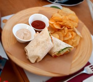 Vegan wrap was excellent at Vivi Bistrot - Navona in Rome