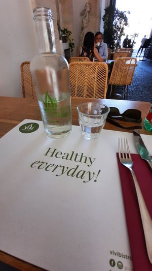 Great motto at Vivi Bistrot - Navona in Rome
