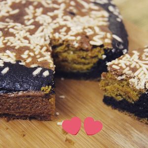 Marble cake at Vegan Zeals in Pondicherry