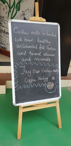 Sentient Coffee at Vegan Zeals in Pondicherry