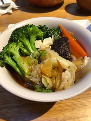 Vegetable udon at Shizenya - Denman in Vancouver