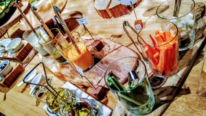 All you can eat buffet at nu dish Deli & Cafe in Tokyo