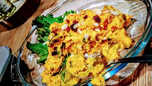 All you can eat buffet at nu dish Deli & Cafe in Tokyo