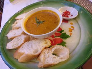 Wedding day dip - a must order! at Chamkar - The Passage in Siem Reap