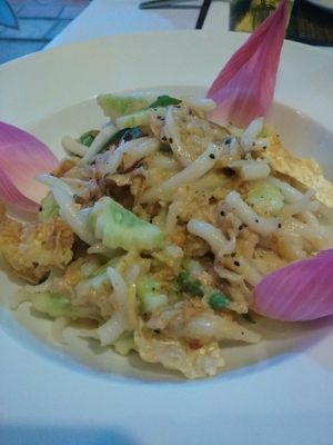 Moonson salad at Chamkar - The Passage in Siem Reap