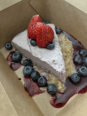 Vegan Cheesecake  at Mellow Cafe in Key West