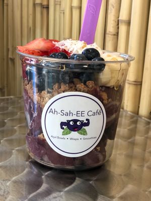 Signature açaí bowl at Ah-Sah-EE Cafe in Las Vegas