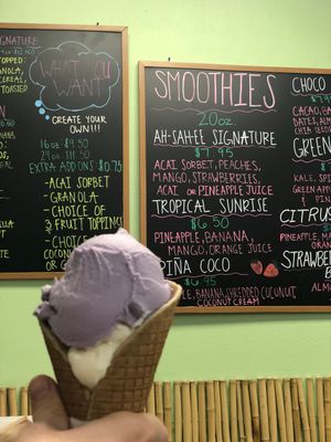 ice-cream at Ah-Sah-EE Cafe in Las Vegas