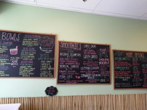 Menu at Ah-Sah-EE Cafe in Las Vegas