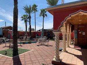 beautiful outdoor eating area at Govinda's Natural Foods Buffet in Tucson
