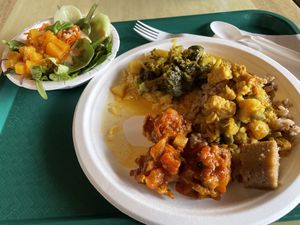   at Govinda's Natural Foods Buffet in Tucson