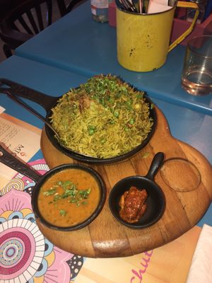 Biryani at 12 Chutneys in Kuwait City